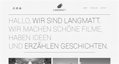 Desktop Screenshot of langmatt.de