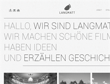 Tablet Screenshot of langmatt.de